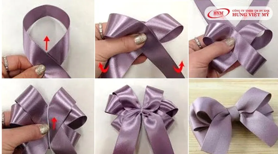 Nơ ruy băng ba cánh thể hiện sự tinh tế