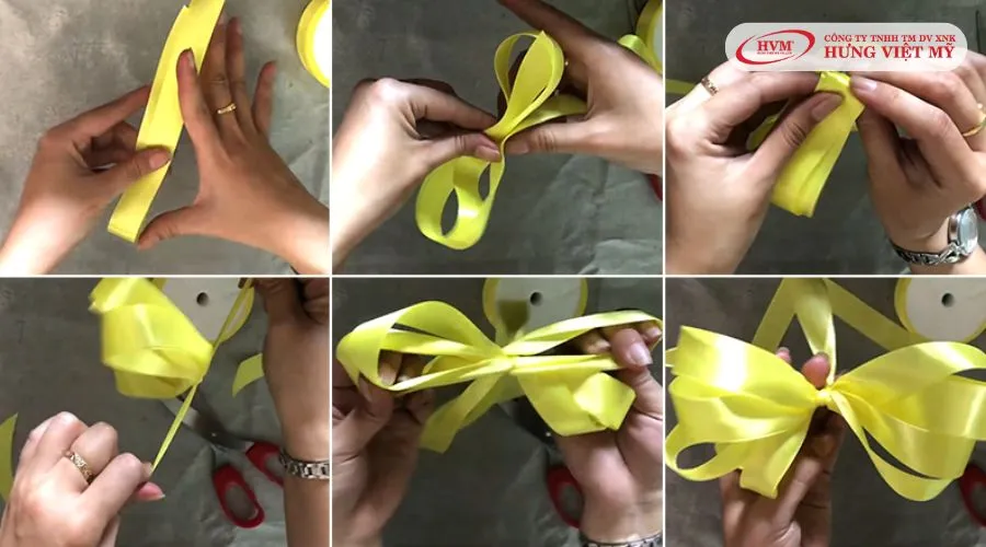 Nơ cánh bướm dễ thương cho quà sinh nhật