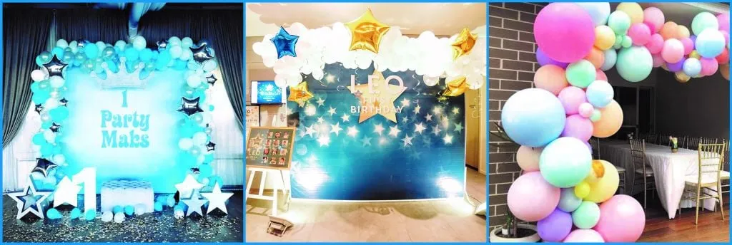 Các dạng đi kết Line bong bóng phổ biến và dễ làm trong trang trí tiệc sinh nhật