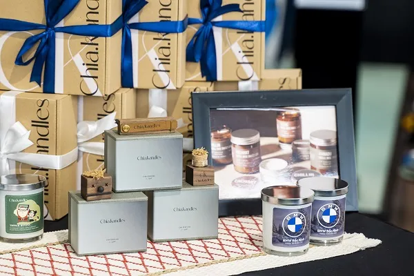 Bộ quà tặng nến thơm tinh tế tạo không gian thư giãn tại Chia.kandles