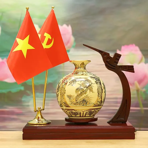 Chim lạc việt tài lộc 4 mùa vẽ vàng - Biểu tượng sự nghiệp hanh thông