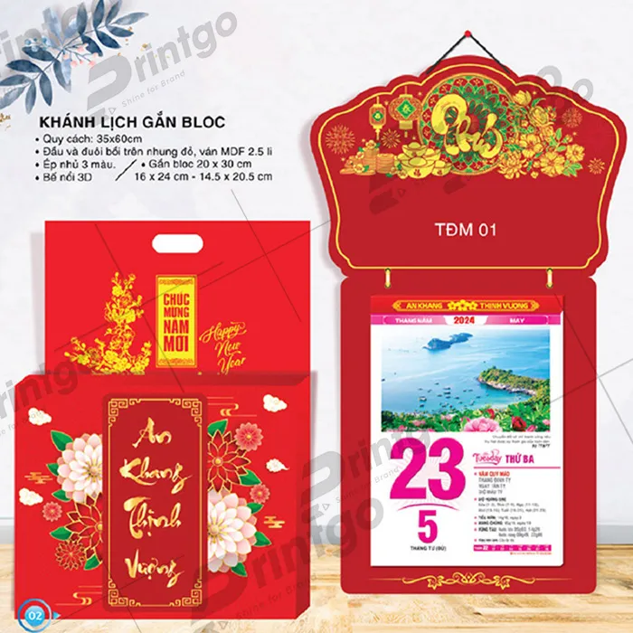 Tác phẩm thư pháp An Khang Thịnh Vượng tượng trưng cho cuộc sống viên mãn