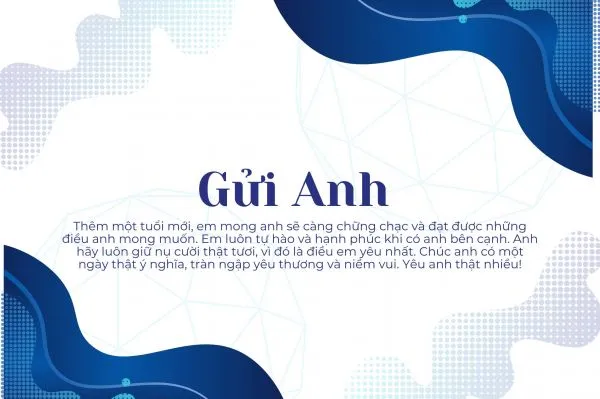 Lời chúc mừng sinh nhật dành cho bạn trai lãng mạn ý nghĩa tại FATAGI