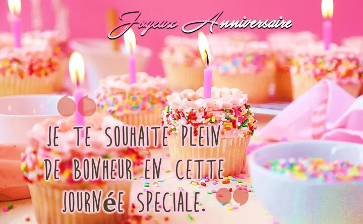 Bánh kem và lời chúc sinh nhật tiếng Pháp tuổi 20