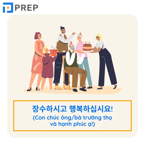 Mẫu thiệp sinh nhật tiếng Hàn dành cho idol