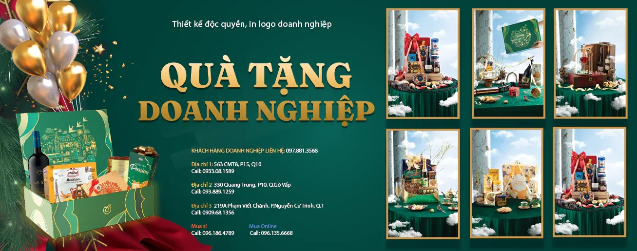 Các mẫu quà Tết doanh nghiệp sang trọng và hiện đại