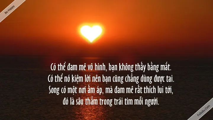 Khám phá đam mê bằng cách cảm nhận nó