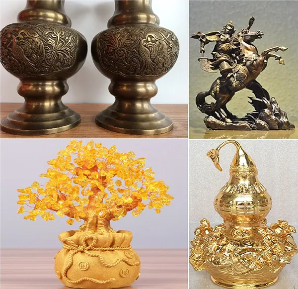 Vật phẩm phong thủy chiêu tài lộc biếu bố mẹ vợ kinh doanh