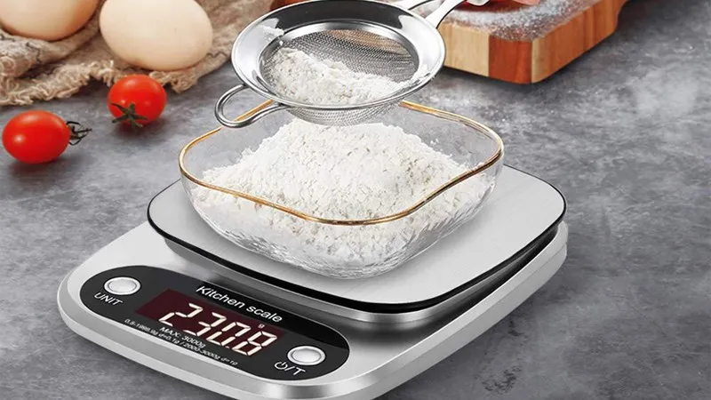 Cân điện tử tiểu ly chính xác từng gram cho thợ làm bánh sinh nhật