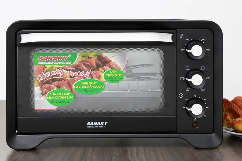 Lò nướng thùng Sanaky chất lượng cao cho nhiệt độ nướng bánh ổn định