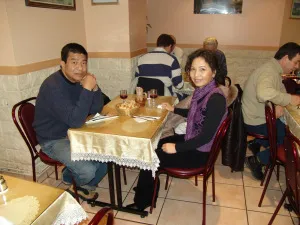Dương Thu Hương và tác giả tại Paris năm 2005