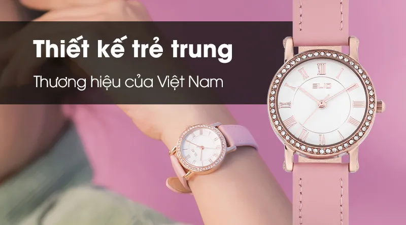 Đồng hồ nữ Elio EL042-01 mang kiểu dáng sang trọng, phù hợp làm quà tặng cho sếp nữ