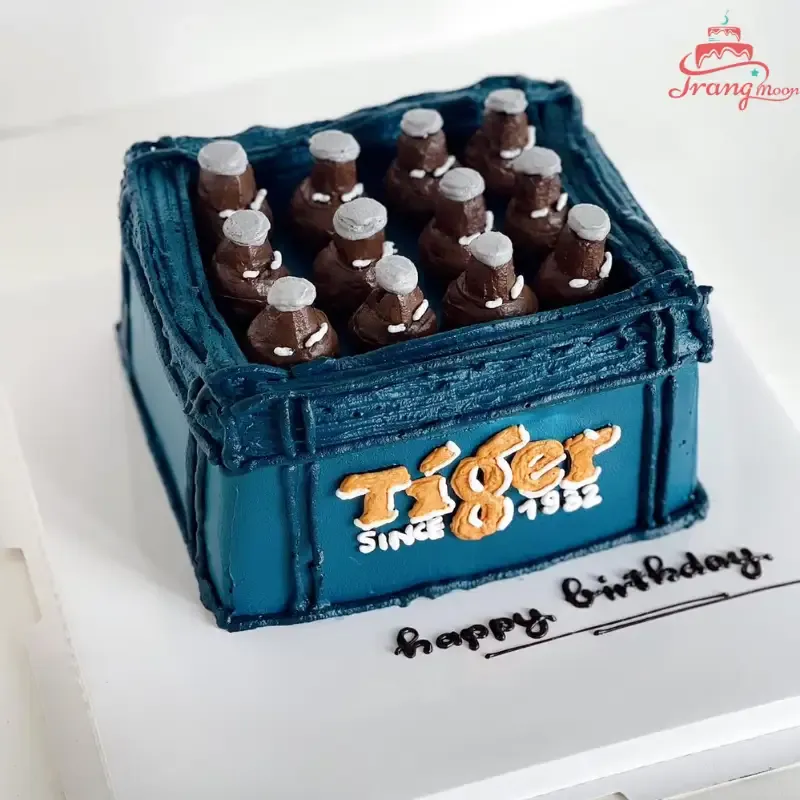 bánh kem hình bia tiger