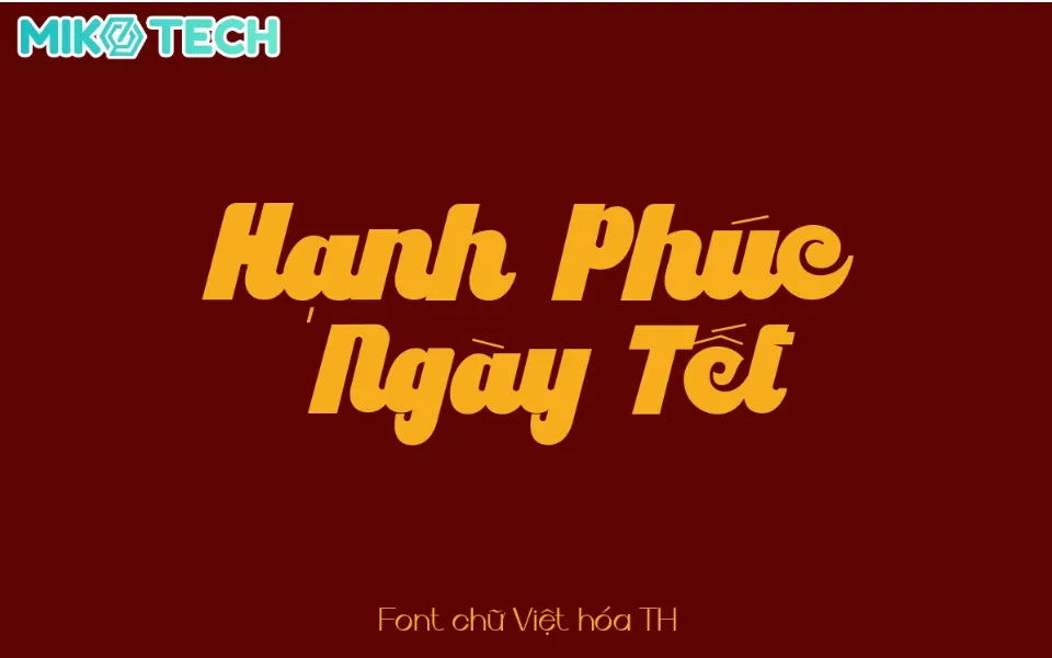 Font chữ TH Culture hoài cổ