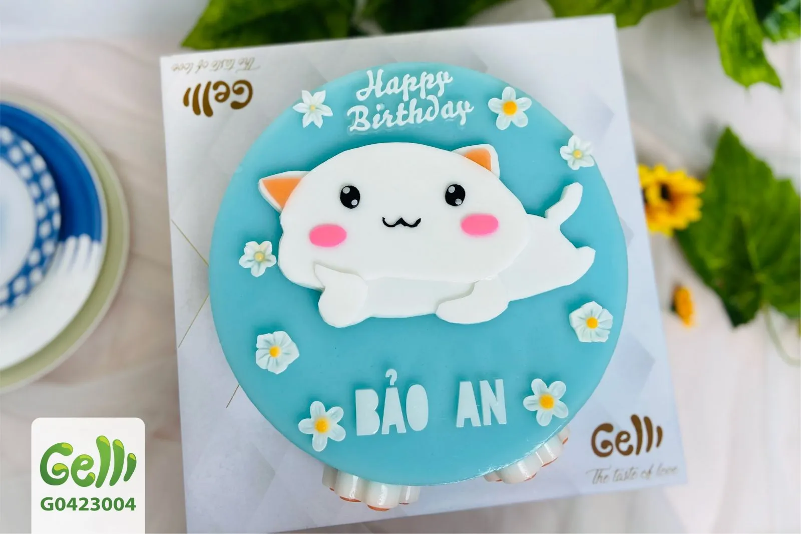 Bánh rau câu thôi nôi với trái cây tươi