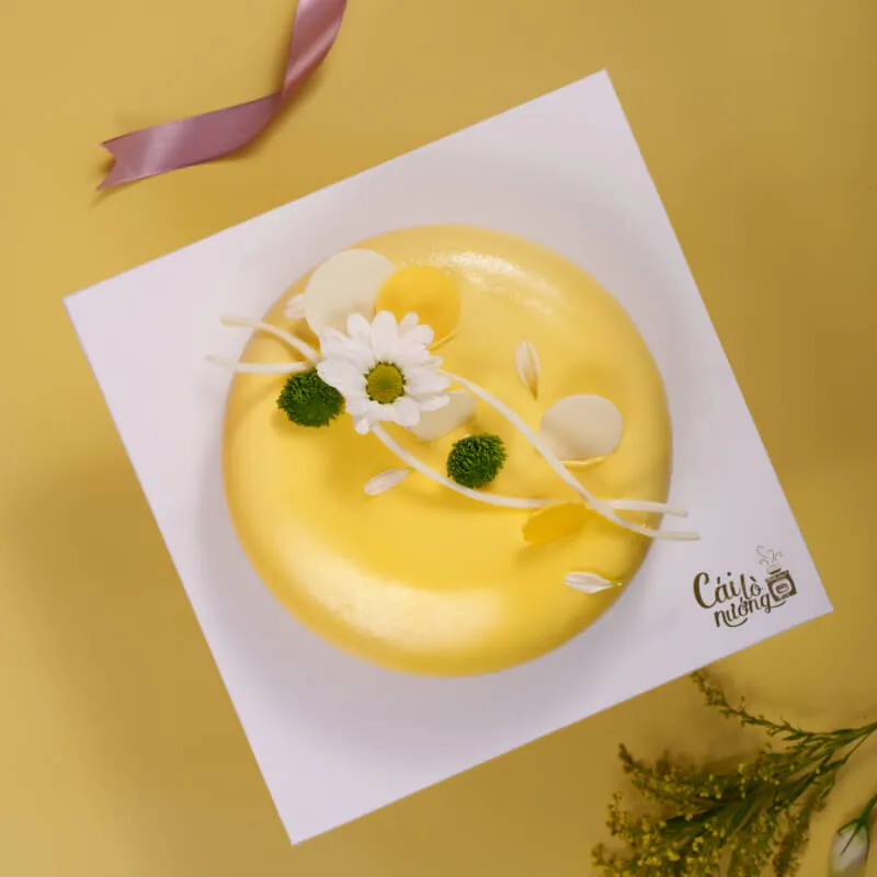 Bánh Entremet thanh trà màu sắc tươi sáng dành cho bé gái