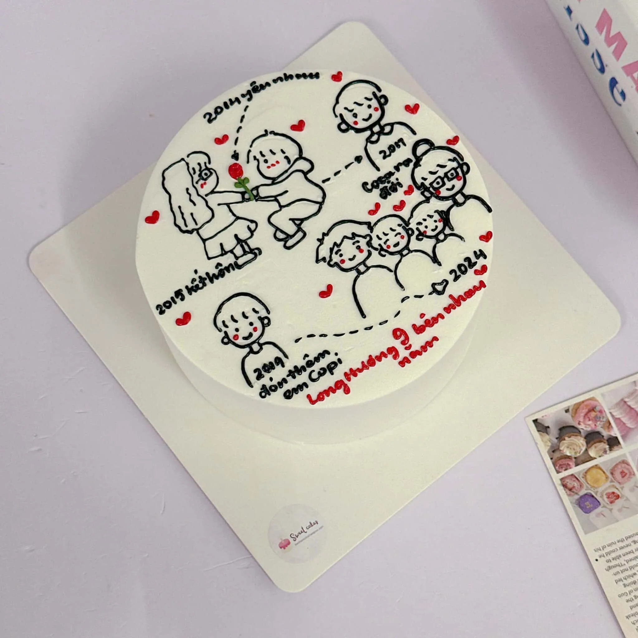 Bánh sinh nhật ấm áp dành cho gia đình