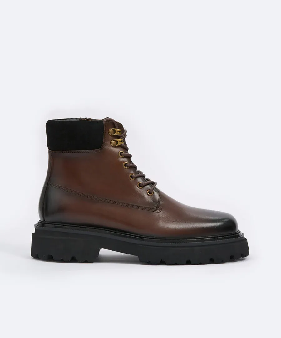 Giày Combat boot đế chunky GNLAKX888-1-N ảnh 2