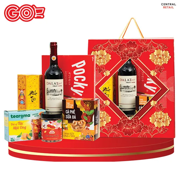 Mẫu hộp quà Tết hiện đại thay thế cho giỏ quà truyền thống