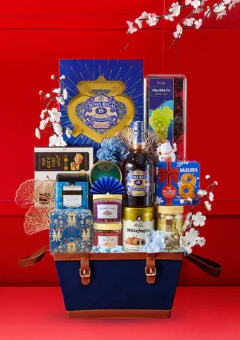 Giỏ quà tết sang trọng cao cấp đẹp xuân đại cát