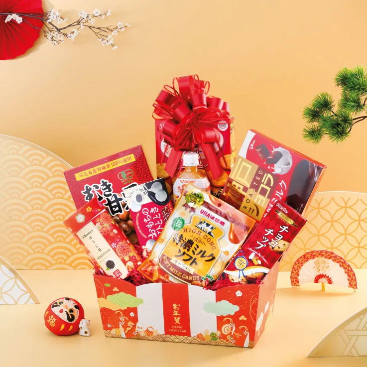 Giỏ quà tết hàng nhật Kaifuku 02 với các dòng thực phẩm organic tốt cho sức khỏe Xuân Bính Ngọ 2026