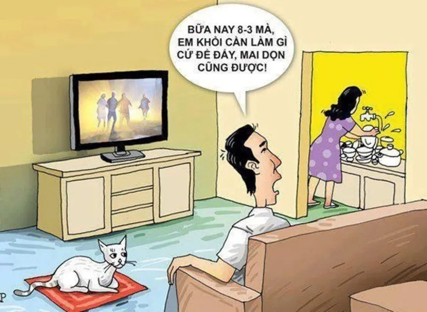 Mẫu meme chúc mừng ngày 8/3 cho hội chị em