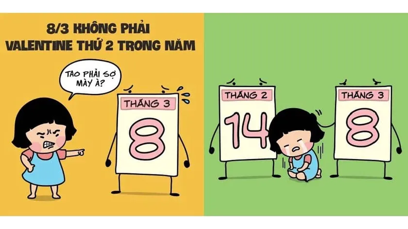 Ảnh 8/3 hài hước về nỗi lòng cánh mày râu