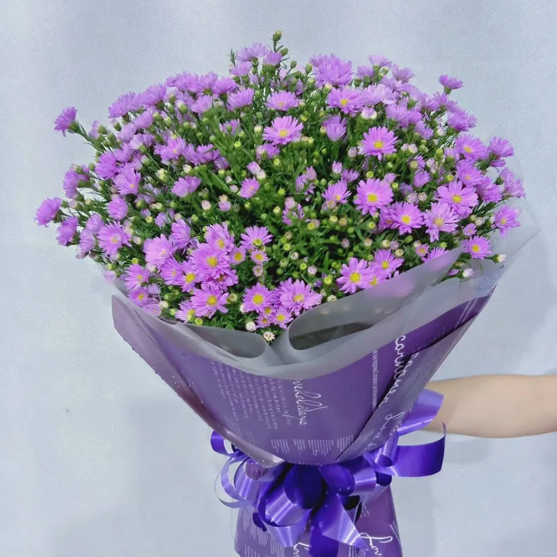 bó hoa sinh nhật thạch thảo tím