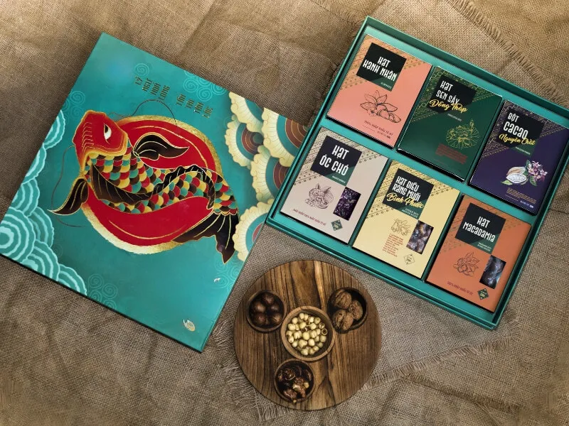 Hộp hạt dinh dưỡng cao cấp biếu thông gia