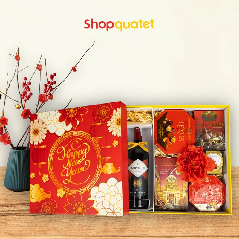 Hộp quà Tết Cát Tường - QTVV0007