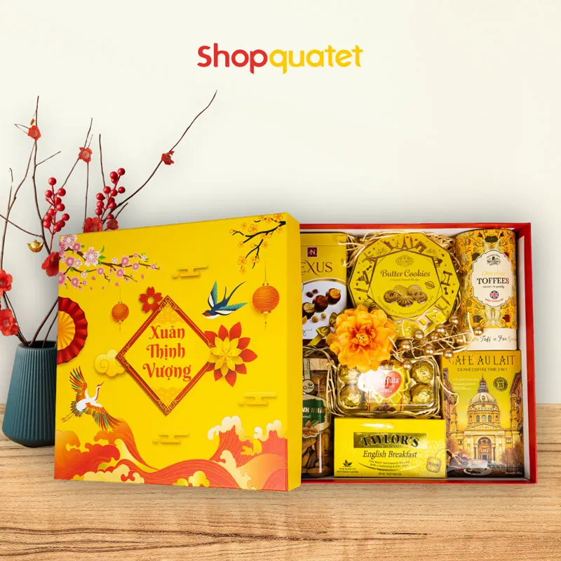 Hộp quà Tết Tài Lộc - QTVV0009