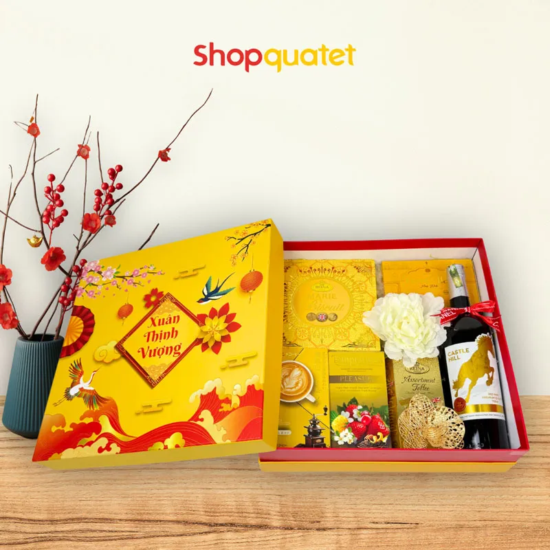 Hộp quà Tết Cát Tường - QTVV0022