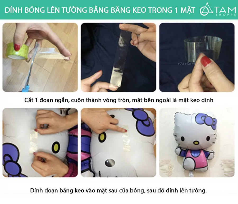 Mẹo trang trí bong bóng kiếng