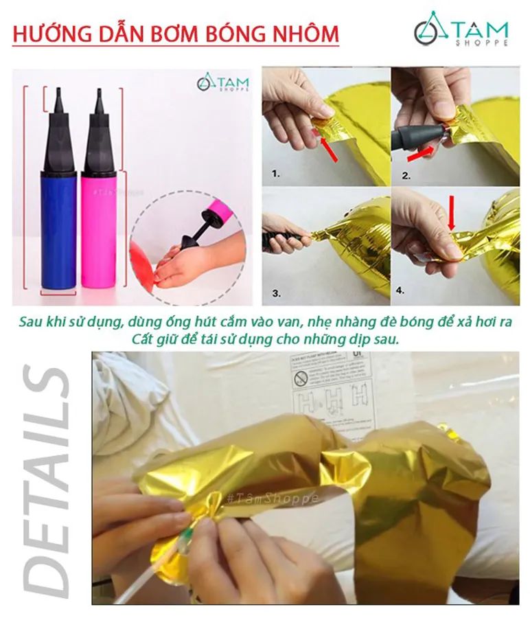 Hướng dẫn trang trí bong bóng kiếng