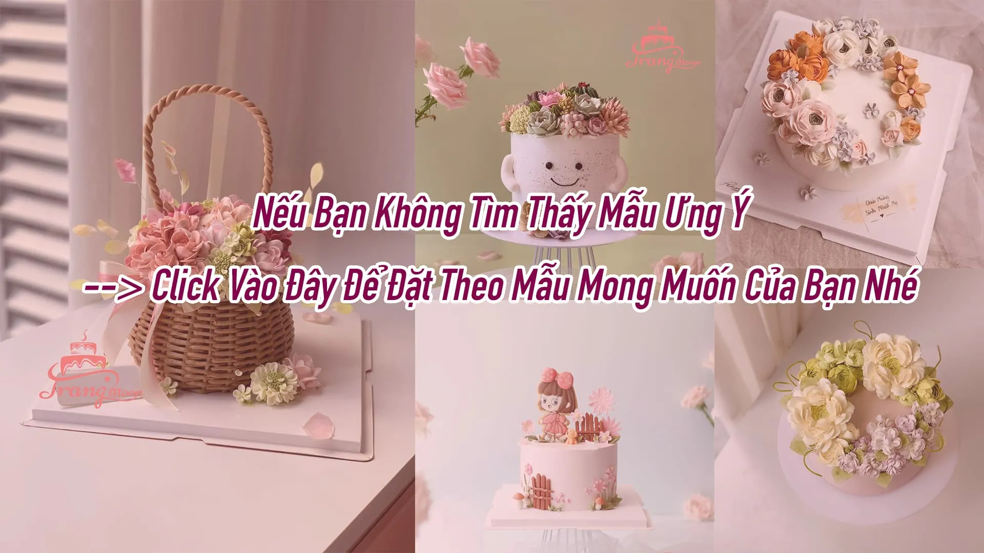 Bánh kem thôi nôi 2 tầng trang trí nghệ thuật tại FATAGI