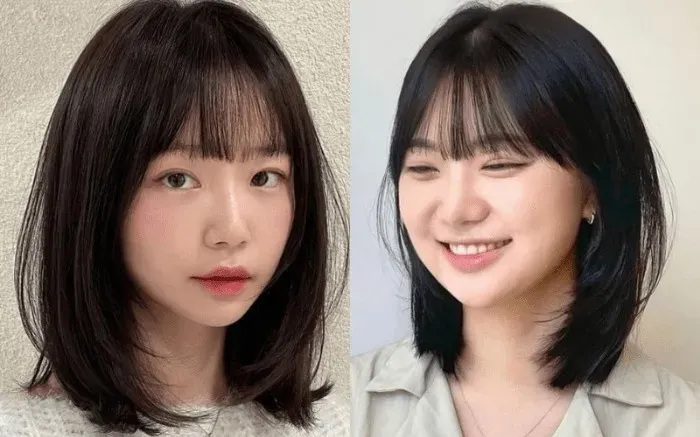 Tóc dài ngang vai tỉa layer tự nhiên cho phụ nữ Việt Nam