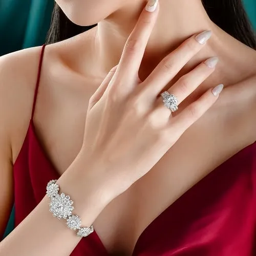 Không gian sang trọng tại cửa hàng trang sức cao cấp cho ngày kỷ niệm.