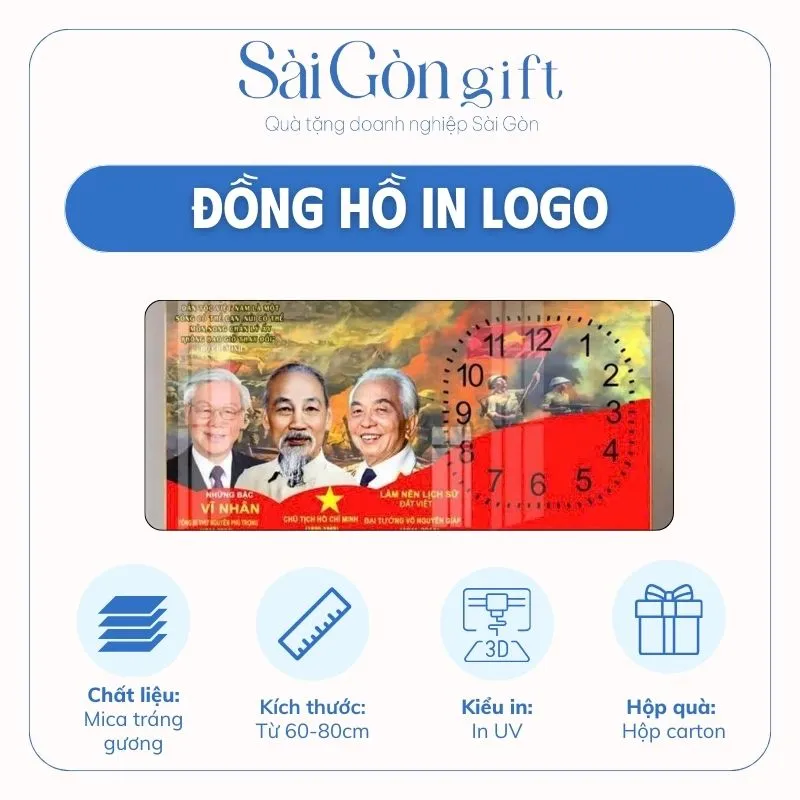 Kỷ niệm chương gỗ đồng và đồng hồ tráng gương nghệ thuật