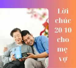 Lời chúc 20/10 cho mẹ vợ