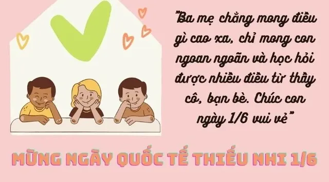 Ý nghĩa của những thông điệp yêu thương gửi đến các bé