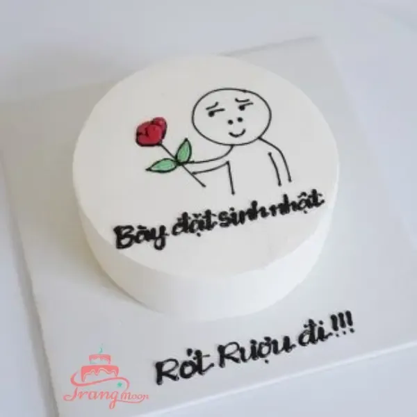 bánh sinh nhật bựa cho con trai