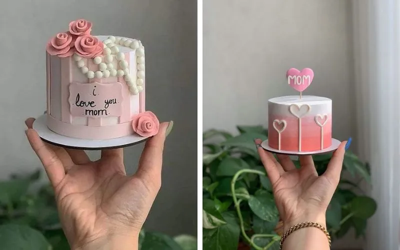 Mẫu bánh kem 8/3 đẹp, dễ thương phong cách cute