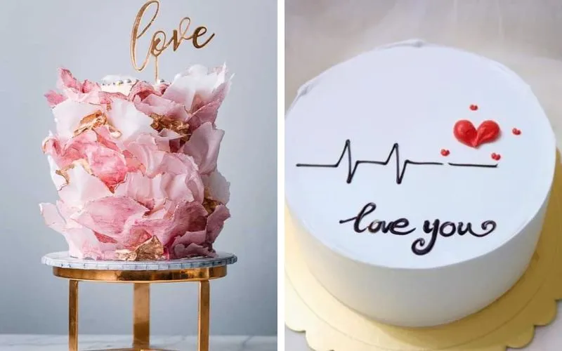 Mẫu bánh kem 8/3 tặng vợ, người yêu trang trí trái cây