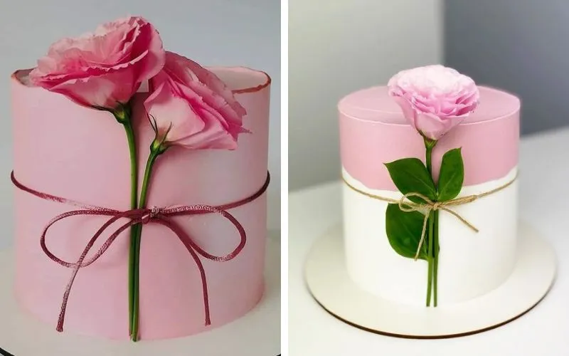 Mẫu bánh kem 8/3 tặng vợ, người yêu trang trí macaron