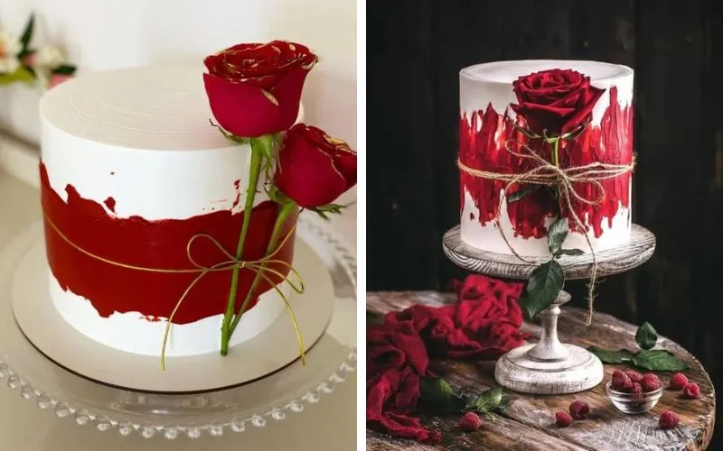 Mẫu bánh kem 8/3 tặng vợ, người yêu phong cách hiện đại