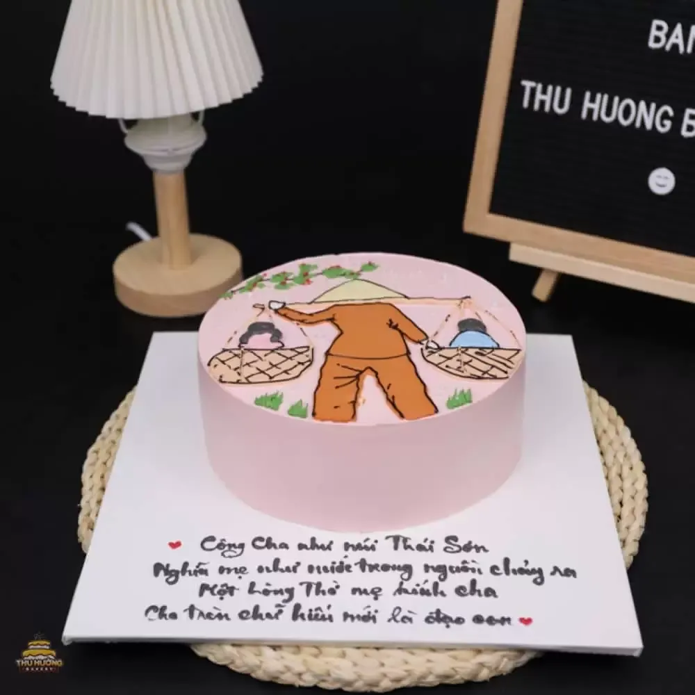 Mẫu bánh công cha nghĩa mẹ ý nghĩa