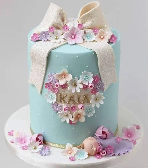 Mẫu bánh kem tặng mẹ tạo hình fondant cao cấp