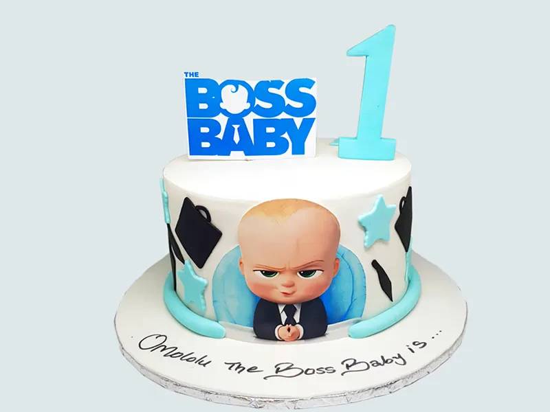 Bánh kem vẽ hình chibi của bé cực đáng yêu