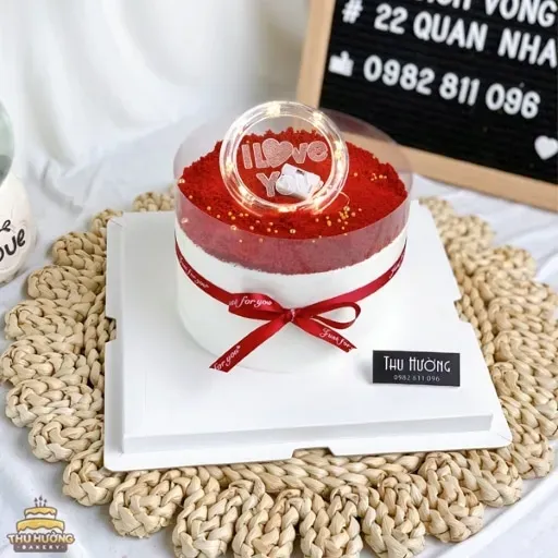 Bánh kem kỉ niệm yêu nhau phong cách Bento Hàn Quốc
