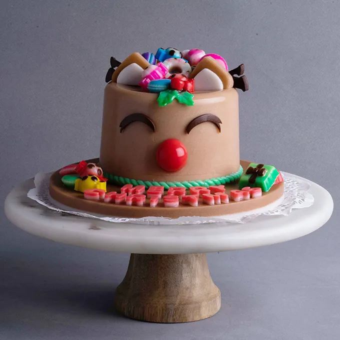 Mẫu bánh thạch rau câu sinh nhật tạo hình nhân vật đáng yêu cho bé